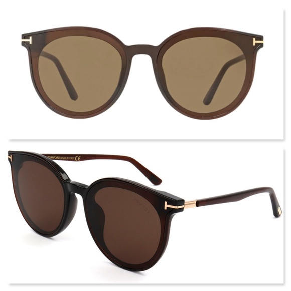 Tom Ford Other - New TOM FORD Brown Rounded Sunglasses 807-K/S